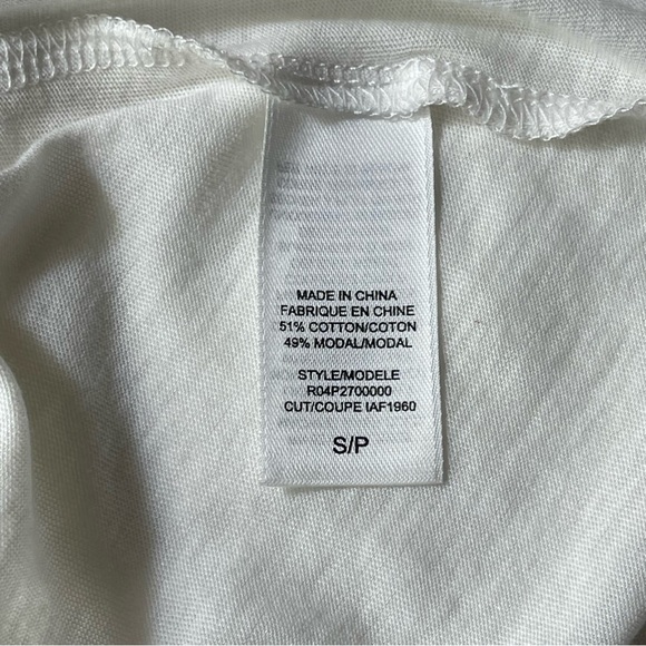 NWT Guess Womens Small S White Tank Shredded Cut Out 80s Retro Slashed Ripped - Picture 13 of 16